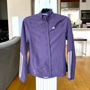 Purple Adidas Windbreaker